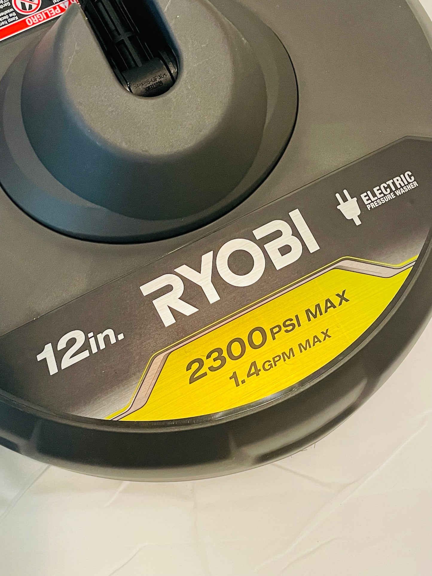 RYOBI 12 in. 2300 PSI Electric Pressure Washer Surface Cleaner
